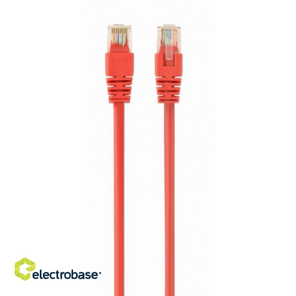 PATCH CABLE CAT5E UTP 5M/RED PP12-5M/R GEMBIRD фото 3