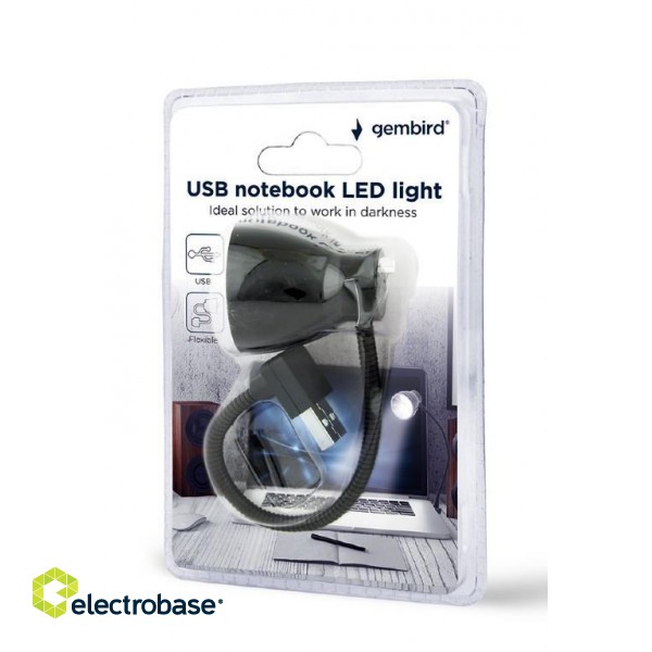 NB ACC LIGHT LED USB/BLACK NL-02 GEMBIRD image 5