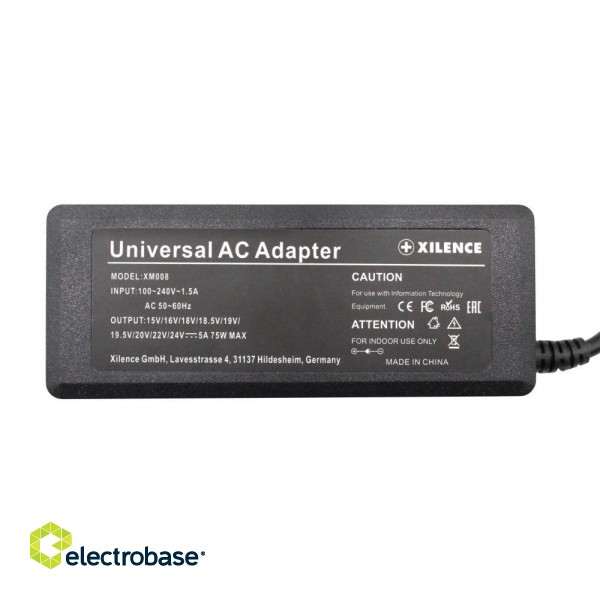 NB ACC AC ADAPTER UNIV. 75W/XM008 XILENCE paveikslėlis 5