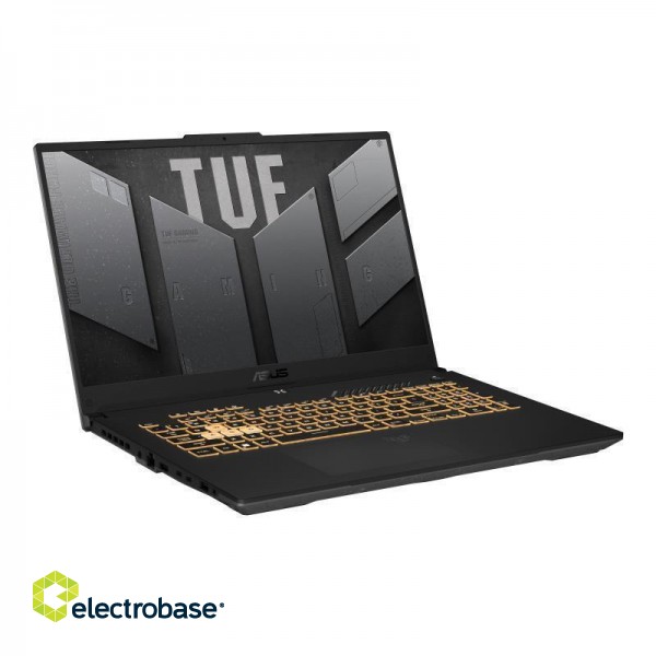 Notebook|ASUS|TUF|FX707ZC4-HX005W|CPU  Core i5|i5-12500H|2500 MHz|17.3"|1920x1080|RAM 16GB|DDR4|3200 MHz|SSD 512GB|NVIDIA GeForce RTX 3050|4GB|ENG|Windows 11 Home|Grey|2.6 kg|90NR0GX2-M00080 image 2