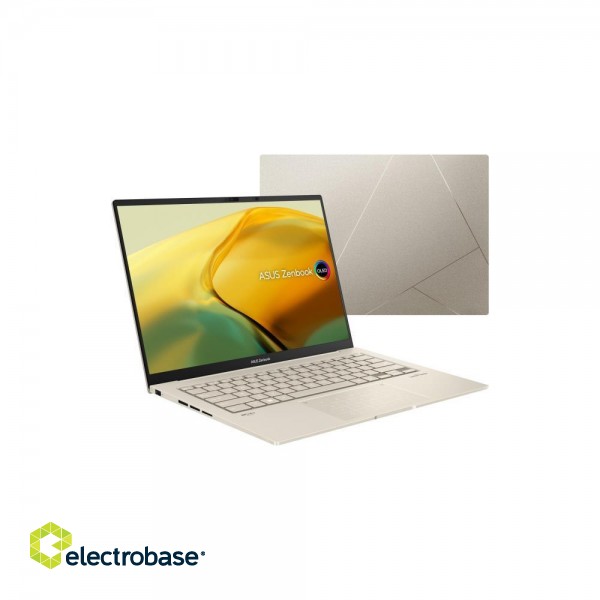 Notebook|ASUS|ZenBook Series|UX3404VA-M9053W|CPU i5-13500H|2600 MHz|14.5"|2880x1800|RAM 16GB|DDR5|SSD 512GB|Intel Iris Xe Graphics|Integrated|ENG|NumberPad|Windows 11 Home|Beige|1.56 kg|90NB1083-M002P0 image 4