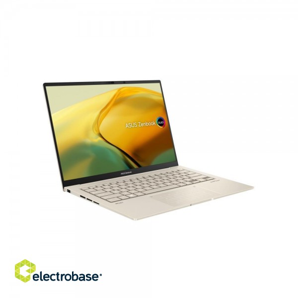 Notebook|ASUS|ZenBook Series|UX3404VA-M9053W|CPU i5-13500H|2600 MHz|14.5"|2880x1800|RAM 16GB|DDR5|SSD 512GB|Intel Iris Xe Graphics|Integrated|ENG|NumberPad|Windows 11 Home|Beige|1.56 kg|90NB1083-M002P0 image 6