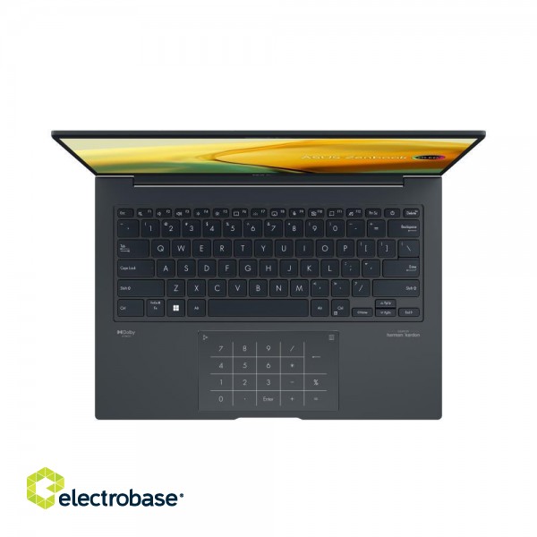 Notebook|ASUS|ZenBook Series|UX3404VA-M9054W|CPU i5-13500H|2600 MHz|14.5"|2880x1800|RAM 16GB|DDR5|SSD 512GB|Intel Iris Xe Graphics|Integrated|ENG|NumberPad|Windows 11 Home|Grey|1.56 kg|90NB1081-M002R0 image 4
