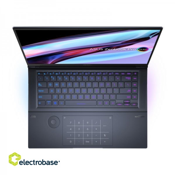 Notebook|ASUS|ZenBook Series|UX7602ZM-ME169W|CPU i9-12900H|2500 MHz|16"|Touchscreen|3840x2400|RAM 16GB|DDR5|SSD 2TB|NVIDIA GeForce RTX 3060|6GB|ENG|NumberPad|Windows 11 Home|Black|2.4 kg|90NB0WU1-M009H0 image 10