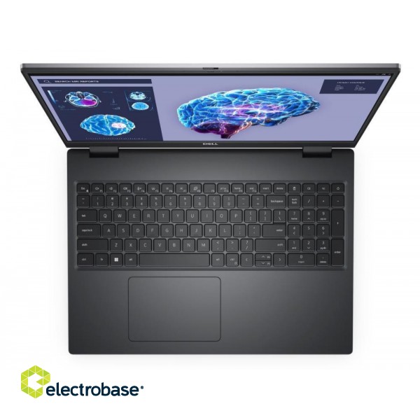 Notebook|DELL|Precision|7680|CPU  Core i7|i7-13850HX|2100 MHz|CPU features vPro|16"|1920x1200|RAM 32GB|DDR5|5600 MHz|SSD 1TB|NVIDIA RTX 3500 Ada|12GB|ENG|Card Reader SD|Smart Card Reader|Windows 11 Pro|2.6 kg|N008P7680EMEA_VP image 8