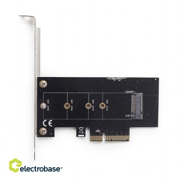 PC ACC M.2 SSD ADAPTER PCI-E/ADD-ON CARD PEX-M2-01 GEMBIRD image 2
