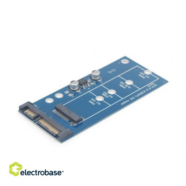 PC ACC M.2 SSD ADAPTER SATA/TO M.2 EE18-M2S3PCB-01 GEMBIRD image 1