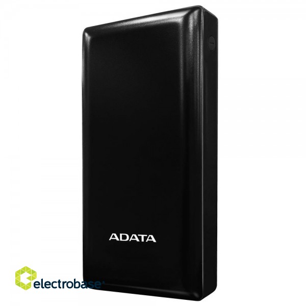 POWER BANK USB 20000MAH BLACK/PBC20-BK ADATA image 2