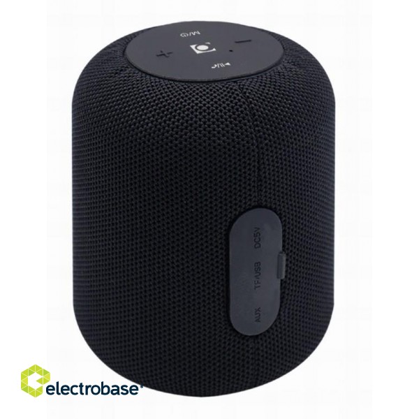 Portable Speaker|GEMBIRD|Portable/Wireless|1xMicroSD Card Slot|Bluetooth|Black|SPK-BT-15-BK image 1