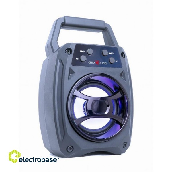 Portable Speaker|GEMBIRD|Wireless|1xMicro-USB|Bluetooth|Blue|SPK-BT-14 image 1