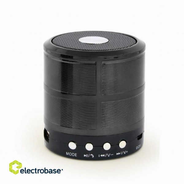 Portable Speaker|GEMBIRD|Black|Portable/Wireless|1xMicro-USB|1xStereo jack 3.5mm|1xMicroSD Card Slot|Bluetooth|SPK-BT-08-BK