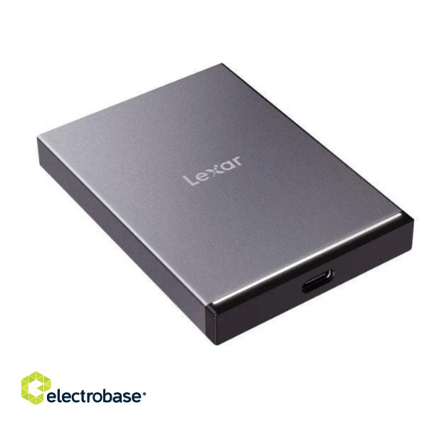 External SSD|LEXAR|SL210|500GB|USB 3.1|Write speed 450 MBytes/sec|Read speed 550 MBytes/sec|LSL210X500G-RNNNG image 2