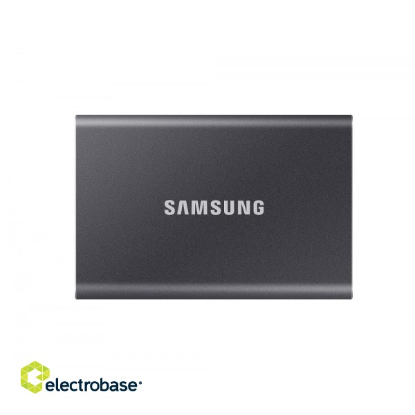 External SSD|SAMSUNG|T7|1TB|USB 3.2|Write speed 1000 MBytes/sec|Read speed 1050 MBytes/sec|MU-PC1T0T/WW фото 1