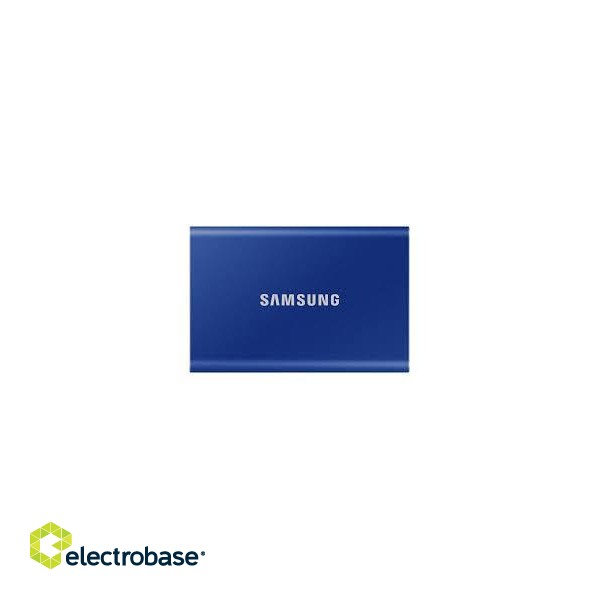 External SSD|SAMSUNG|T7|2TB|USB 3.2|Write speed 1000 MBytes/sec|Read speed 1050 MBytes/sec|MU-PC2T0H/WW image 1