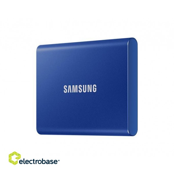 External SSD|SAMSUNG|T7|2TB|USB 3.2|Write speed 1000 MBytes/sec|Read speed 1050 MBytes/sec|MU-PC2T0H/WW paveikslėlis 3