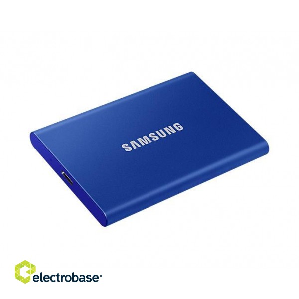 External SSD|SAMSUNG|T7|2TB|USB 3.2|Write speed 1000 MBytes/sec|Read speed 1050 MBytes/sec|MU-PC2T0H/WW paveikslėlis 5