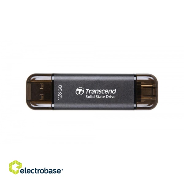 External SSD|TRANSCEND|ESD310C|128GB|USB-C|USB|3D NAND|TS128GESD310C