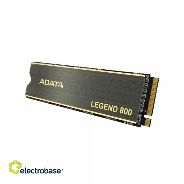 SSD|ADATA|LEGEND 800|1TB|M.2|PCIE|NVMe|3D NAND|Write speed 2200 MBytes/sec|Read speed 3500 MBytes/sec|TBW 600 TB|MTBF 1500000 hours|ALEG-800-1000GCS фото 3