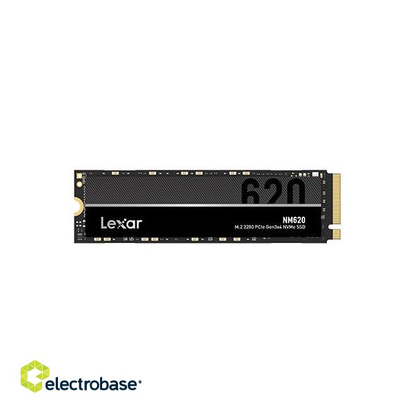 SSD|LEXAR|NM620|2TB|M.2|PCIE|NVMe|3D TLC|Write speed 3000 MBytes/sec|Read speed 3300 MBytes/sec|MTBF 1500000 hours|LNM620X002T-RNNNG paveikslėlis 1
