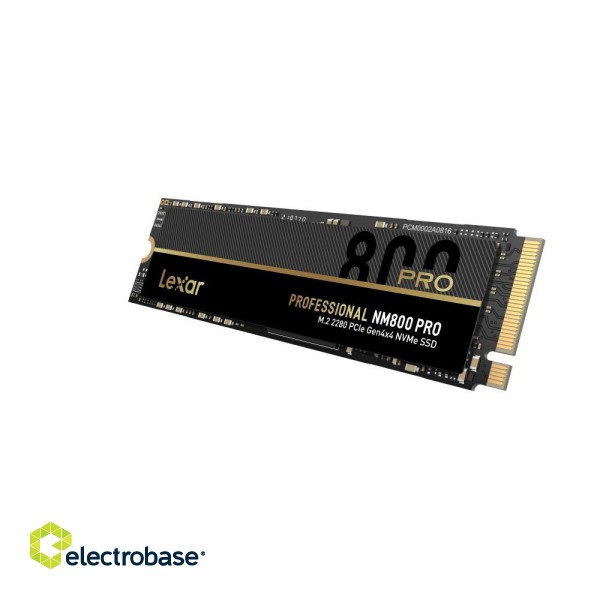 SSD|LEXAR|NM800PRO|1TB|M.2|PCIe Gen4|NVMe|Write speed 6300 MBytes/sec|Read speed 7500 MBytes/sec|MTBF 1500000 hours|LNM800P001T-RNNNG image 3