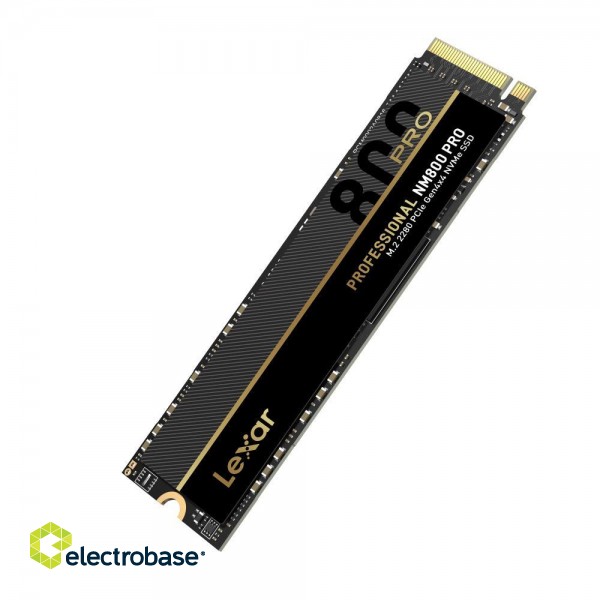 SSD|LEXAR|NM800PRO|1TB|M.2|PCIe Gen4|NVMe|Write speed 6300 MBytes/sec|Read speed 7500 MBytes/sec|MTBF 1500000 hours|LNM800P001T-RNNNG image 5