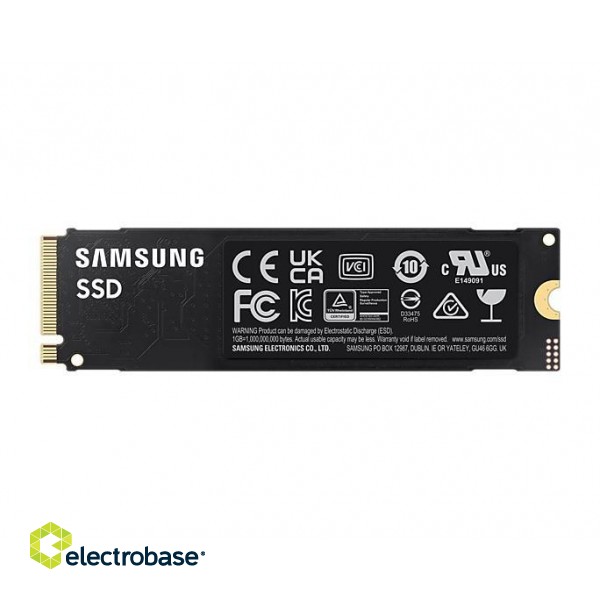 SSD|SAMSUNG|990 EVO|2TB|M.2|PCIe Gen5|NVMe|TLC|Write speed 4200 MBytes/sec|Read speed 5000 MBytes/sec|2.38mm|TBW 1200 TB|MZ-V9E2T0BW фото 3