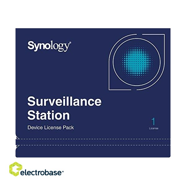 SOFTWARE LIC /SURVEILLANCE/STATION PACK1 DEVICE SYNOLOGY фото 2