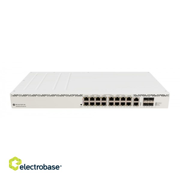 Switch|MIKROTIK|CRS320-8P-8B-4S+RM|17x10Base-T / 100Base-TX / 1000Base-T|4xSFP+|CRS320-8P-8B-4S+RM фото 1