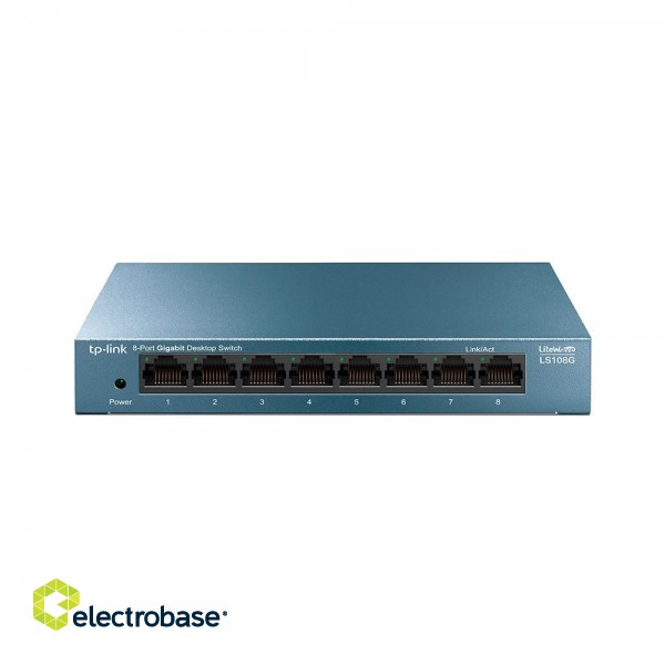 Switch|TP-LINK|LS108G|8x10Base-T / 100Base-TX / 1000Base-T|LS108G фото 1