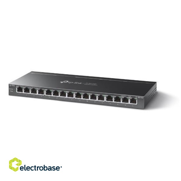 Switch|TP-LINK|PoE+ ports 16|TL-SG116P image 1