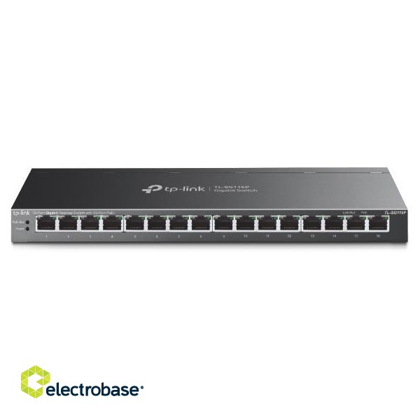 Switch|TP-LINK|PoE+ ports 16|TL-SG116P image 2