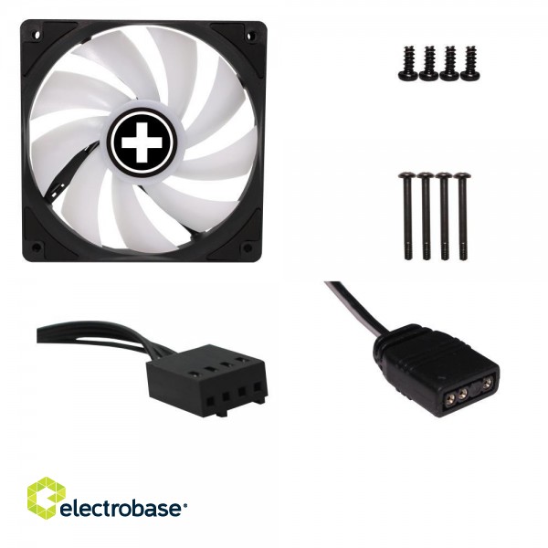 CASE FAN 120MM ARGB 4PIN PWM/12V XF063 XILENCE paveikslėlis 6