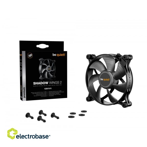CASE FAN 120MM SHADOW WINGS 2/BL084 BE QUIET paveikslėlis 5