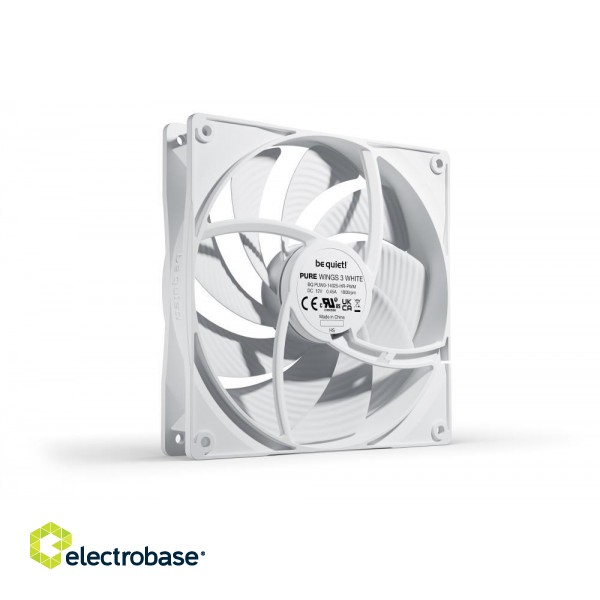 CASE FAN 140MM PURE WINGS 3/WH PWM HIGH-SP BL113 BE QUIET paveikslėlis 2