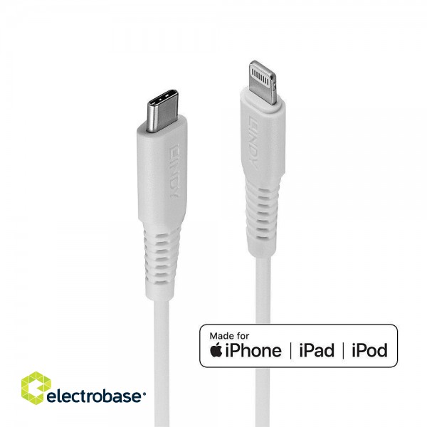 CABLE LIGHTNING TO USB-C 3M/31318 LINDY image 3