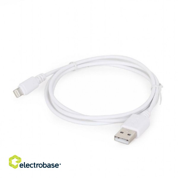 CABLE LIGHTNING TO USB2 2M/WHT CC-USB2-AMLM-2M-W GEMBIRD