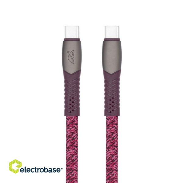 CABLE USB-C TO USB-C 1.2M/RED PS6105 RD12 RIVACASE image 2