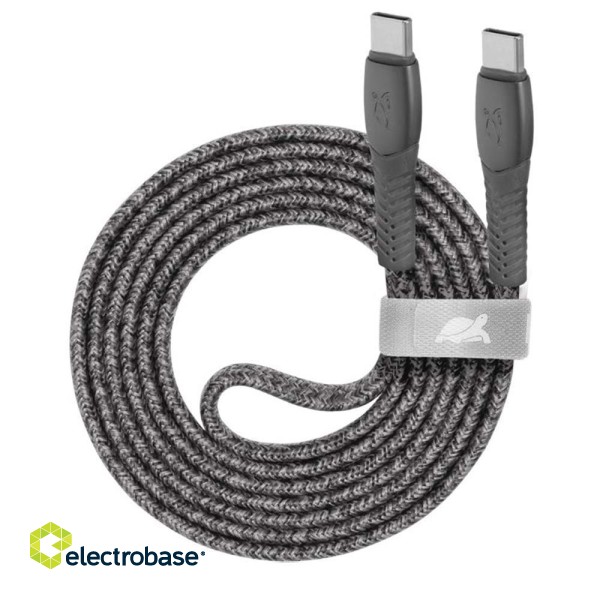 CABLE USB-C TO USB-C 2.1M/GREY PS6105 GR21 RIVACASE image 1