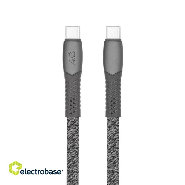 CABLE USB-C TO USB-C 2.1M/GREY PS6105 GR21 RIVACASE image 2
