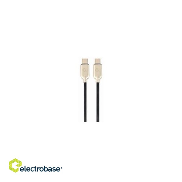 CABLE USB-C TO USB-C 1M/CC-USB2PD60-CMCM-1M GEMBIRD image 1