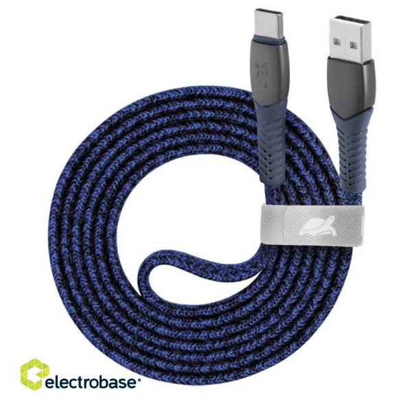 CABLE USB-C TO USB2.0 1.2M/BLUE PS6102 BL12 RIVACASE image 1