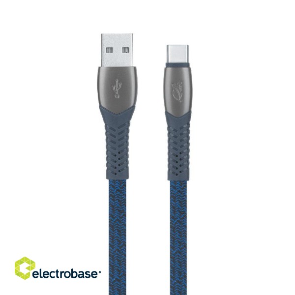 CABLE USB-C TO USB2.0 1.2M/BLUE PS6102 BL12 RIVACASE image 2