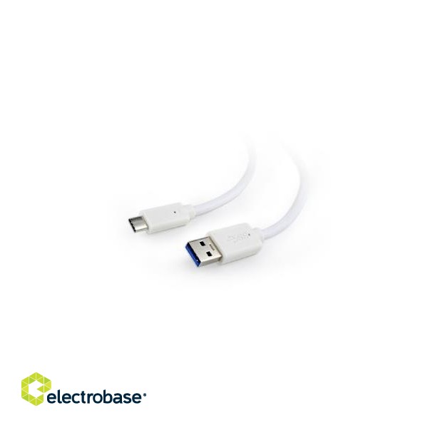CABLE USB-C TO USB3 1.8M WHITE/CCP-USB3-AMCM-6-W GEMBIRD image 1
