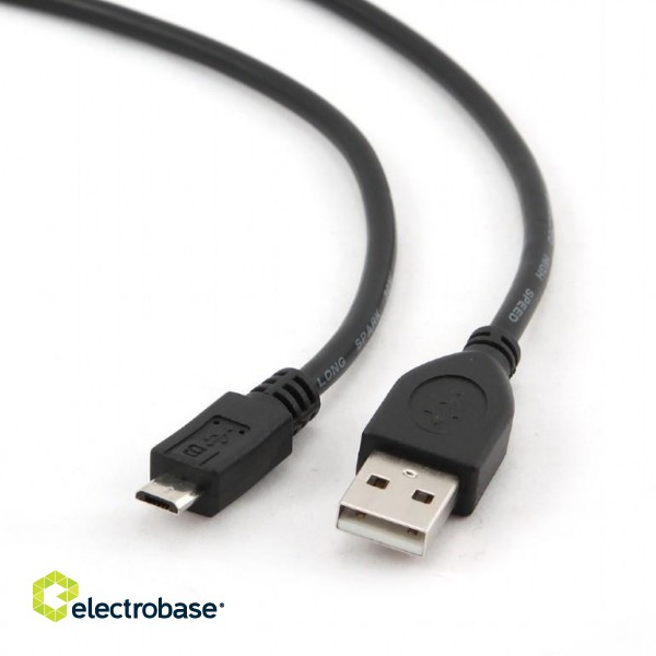 CABLE USB2 TO MICRO-USB 0.1M/CCP-MUSB2-AMBM-0.1M GEMBIRD image 1