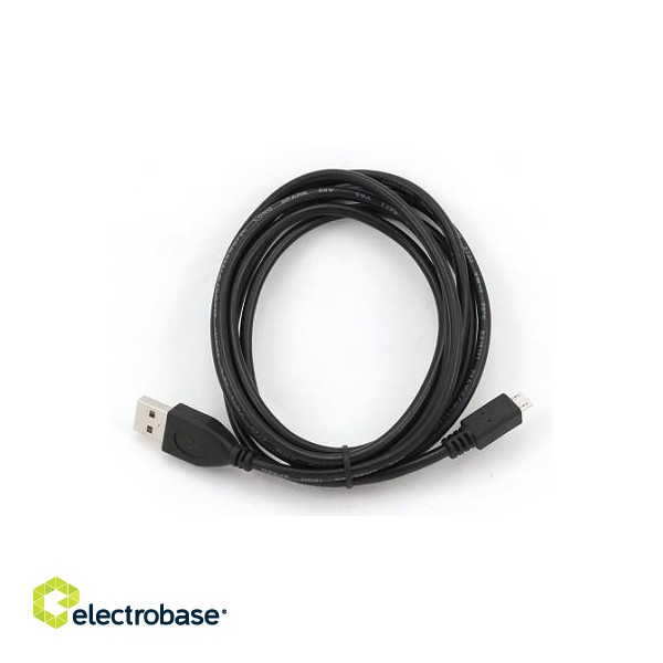 CABLE USB2 TO MICRO-USB 3M/CCP-MUSB2-AMBM-10 GEMBIRD paveikslėlis 1
