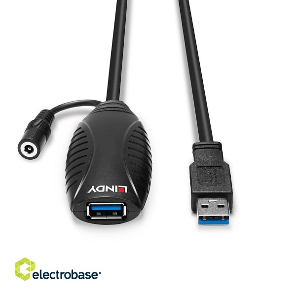 CABLE USB3 ACTIVE EXTENSION/15M 43099 LINDY image 3