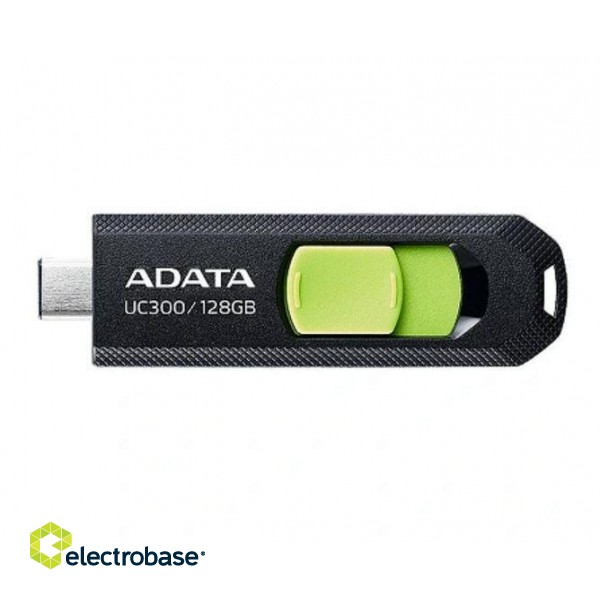 MEMORY DRIVE FLASH USB-C 128GB/ACHO-UC300-128G-RBK/GN ADATA image 1