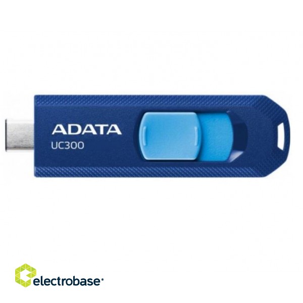 MEMORY DRIVE FLASH USB-C 128GB/ACHO-UC300-128G-RNB/BU ADATA image 1