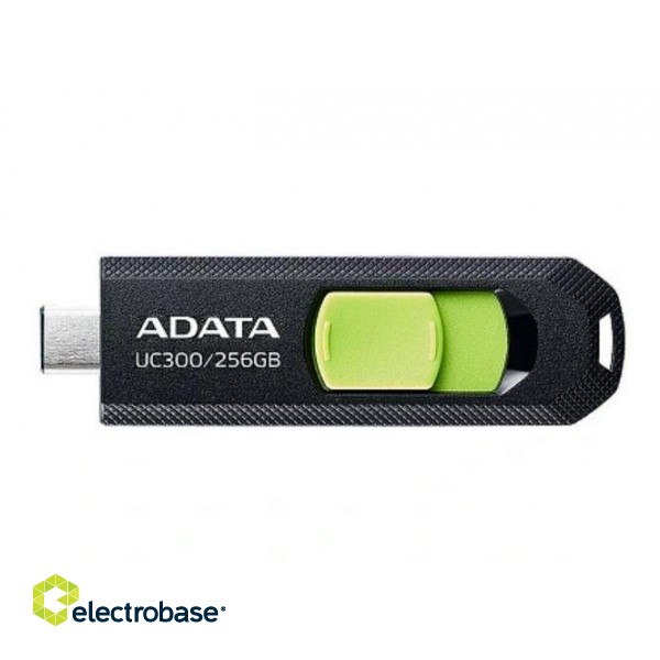 MEMORY DRIVE FLASH USB-C 256GB/ACHO-UC300-256G-RBK/GN ADATA image 1