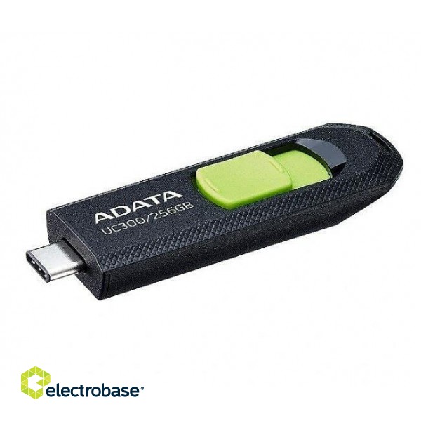 MEMORY DRIVE FLASH USB-C 256GB/ACHO-UC300-256G-RBK/GN ADATA image 3
